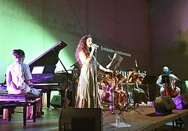 Un momento del recital del pasado jueves.