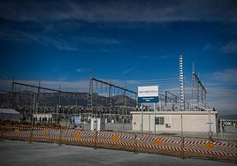 La subestación de Baza, que se inauguró en 2022.