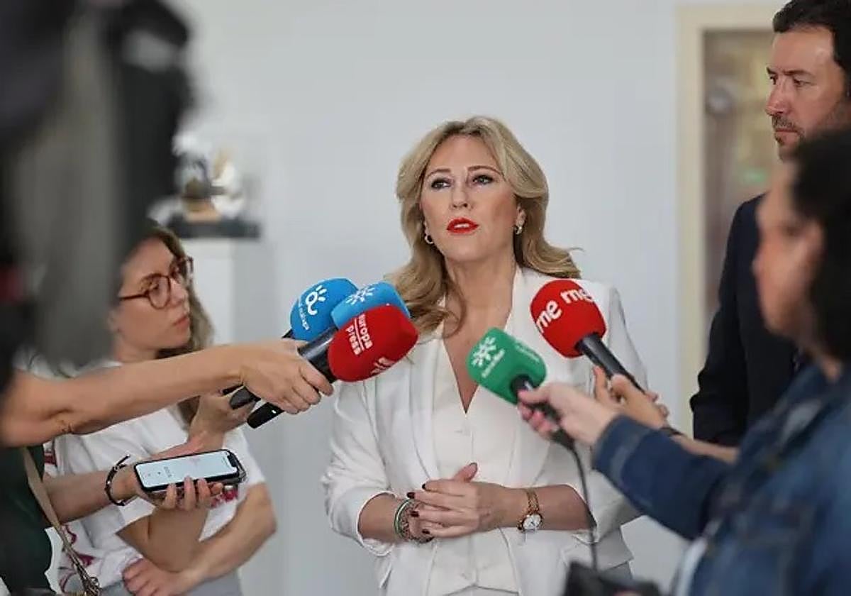 La consejera de Economía y portavoz del Gobierno andaluz, Carolina España, en una imagen de archivo.