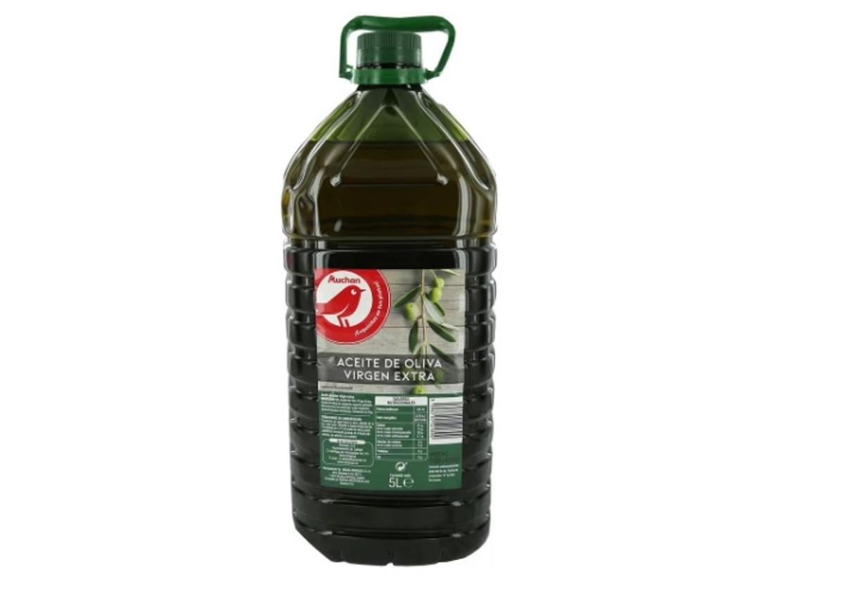 Esta es la garrafa de aceite de oliva virgen extra del propio Alcampo a la venta con descuento.