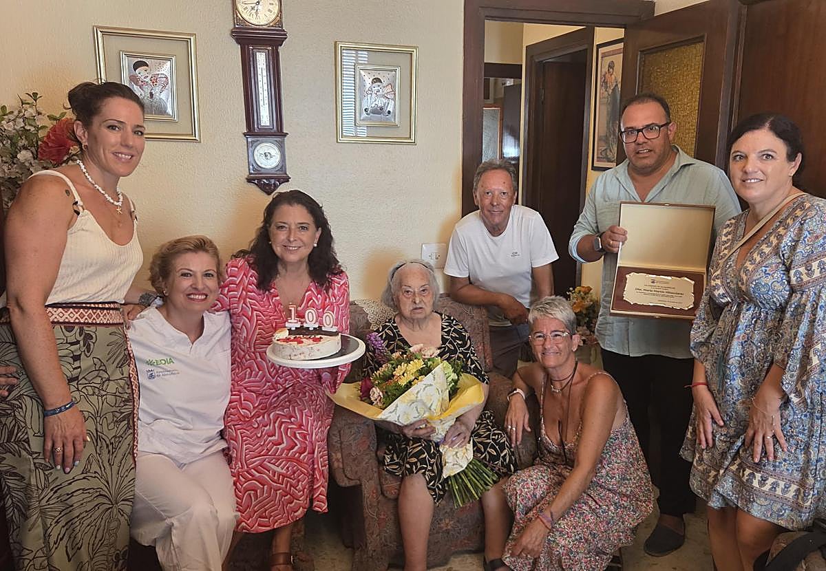 María Martín Villasclaras, la vecina centenaria de Almuñécar