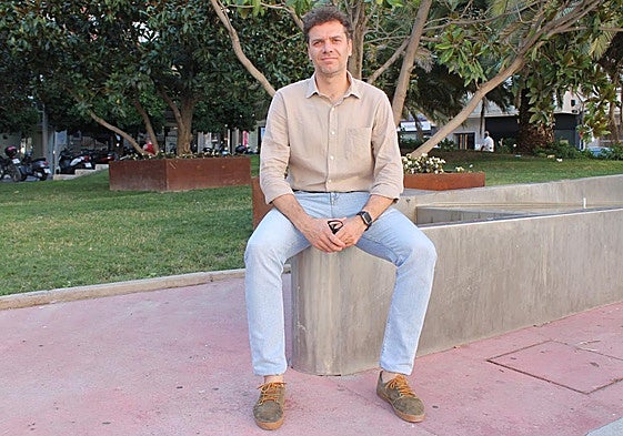 Jesús Cózar en la Plaza de la Libertad en Jaén capital.