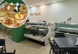 Interior de la cafetería Fratello.