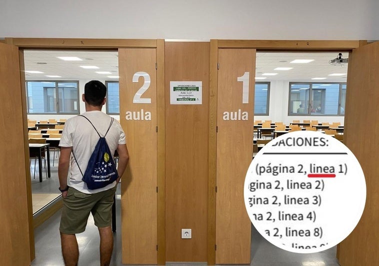 Faltas de ortografía en la corrección del examen: la ironía que cabrea a los opositores de Educación