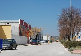 Un polígono industrial de Baza, en una imagen de archivo.