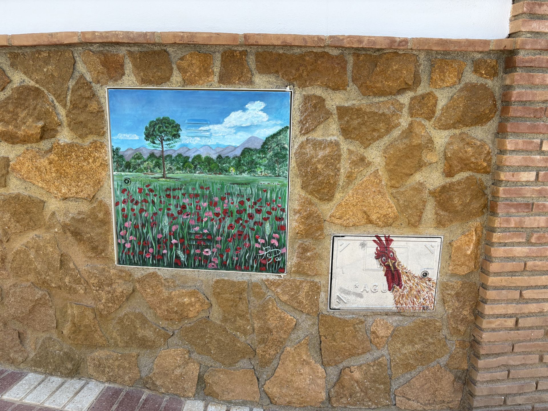 Las obras de arte de Pepa para decorar su pueblo