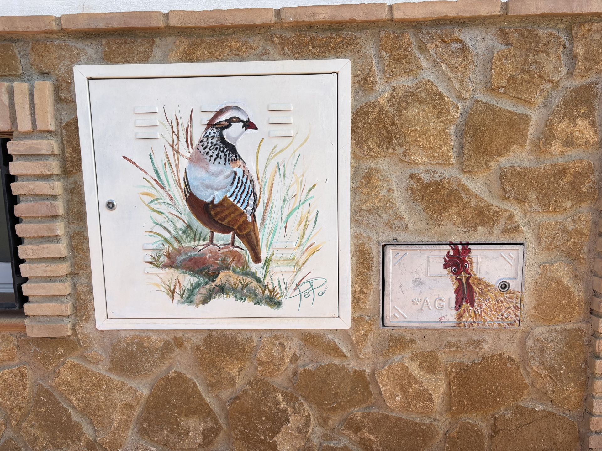 Las obras de arte de Pepa para decorar su pueblo