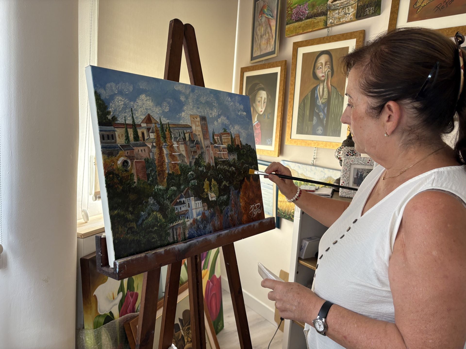 Las obras de arte de Pepa para decorar su pueblo