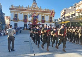 Entre la población bailenense se volvió a escuchar aquello de «ya están aquí los soldaos».
