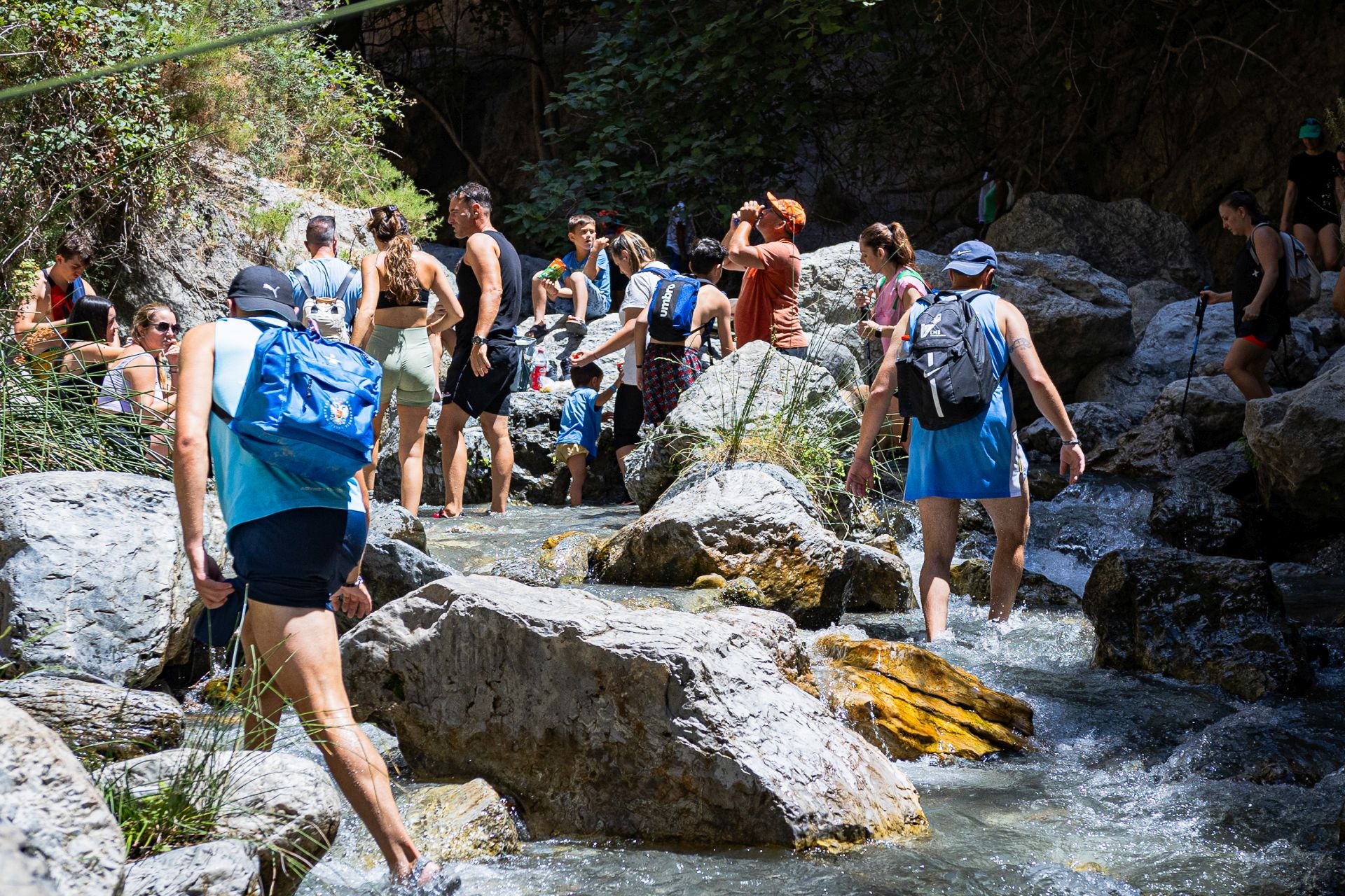 Las imágenes del &#039;atascazo&#039; en la Ruta de los Bolos