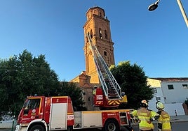 Actuación en la iglesia de Cogollos de Guadix.
