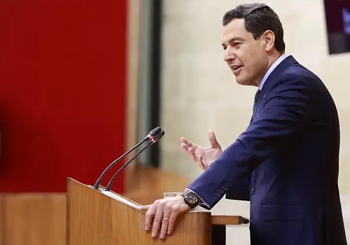 El presidente de la Junta, Juanma Moreno