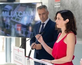 La defensa de Ayuso por usar el chalé con piscina de la Comunidad: «Me llevé mi táper de casa y compré en el Covirán».