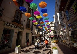 Zona comercial en Motril.