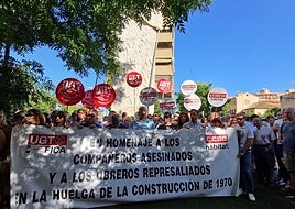 Trituto a los tres obreros asesinados en Granada en la huelga de 1970