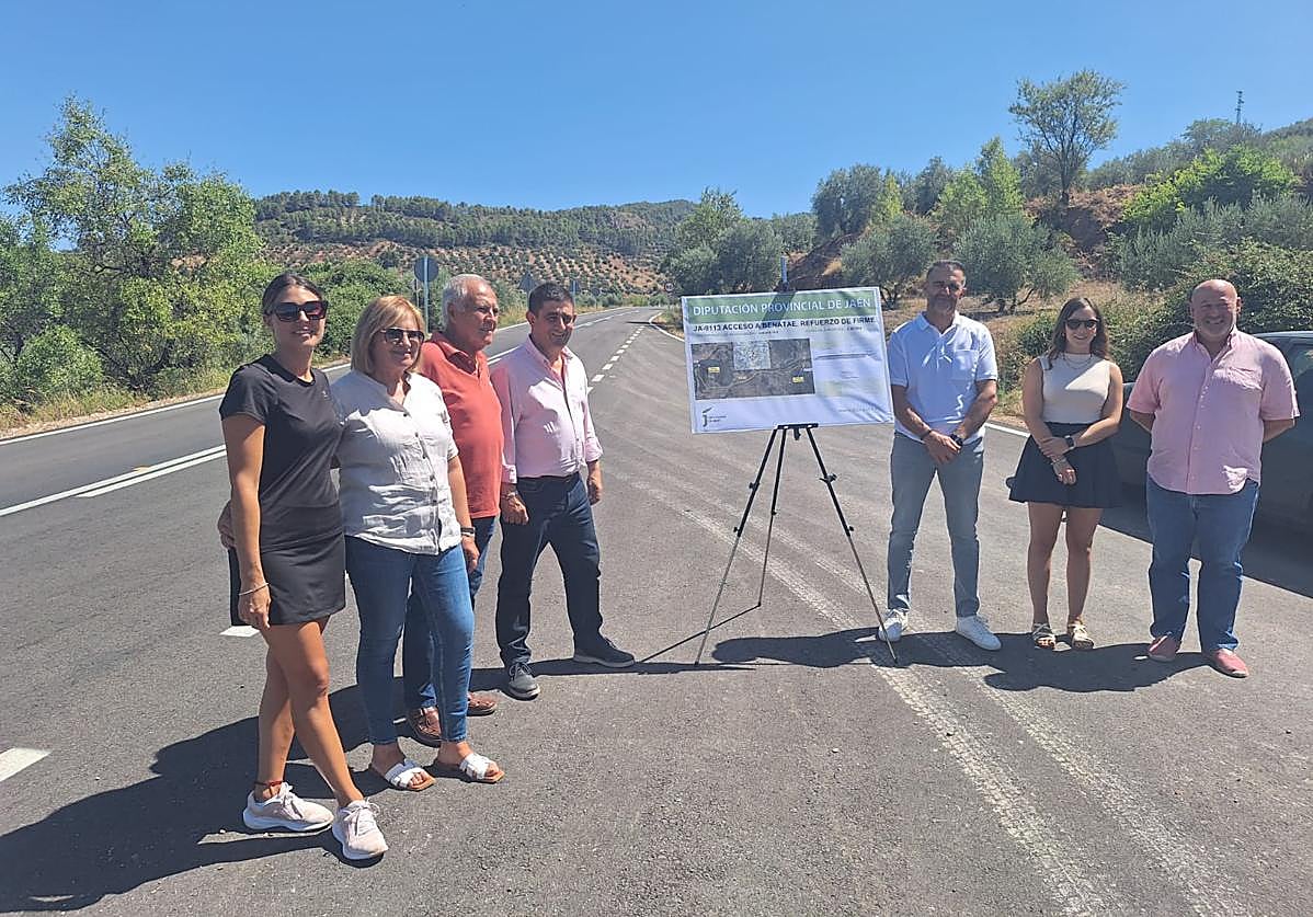 Inauguración del tramo tras las obras.
