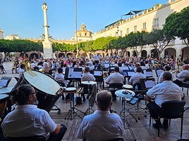 La Banda Municipal de Música cierra el ciclo de conciertos de julio este jueves en la Plaza Vieja