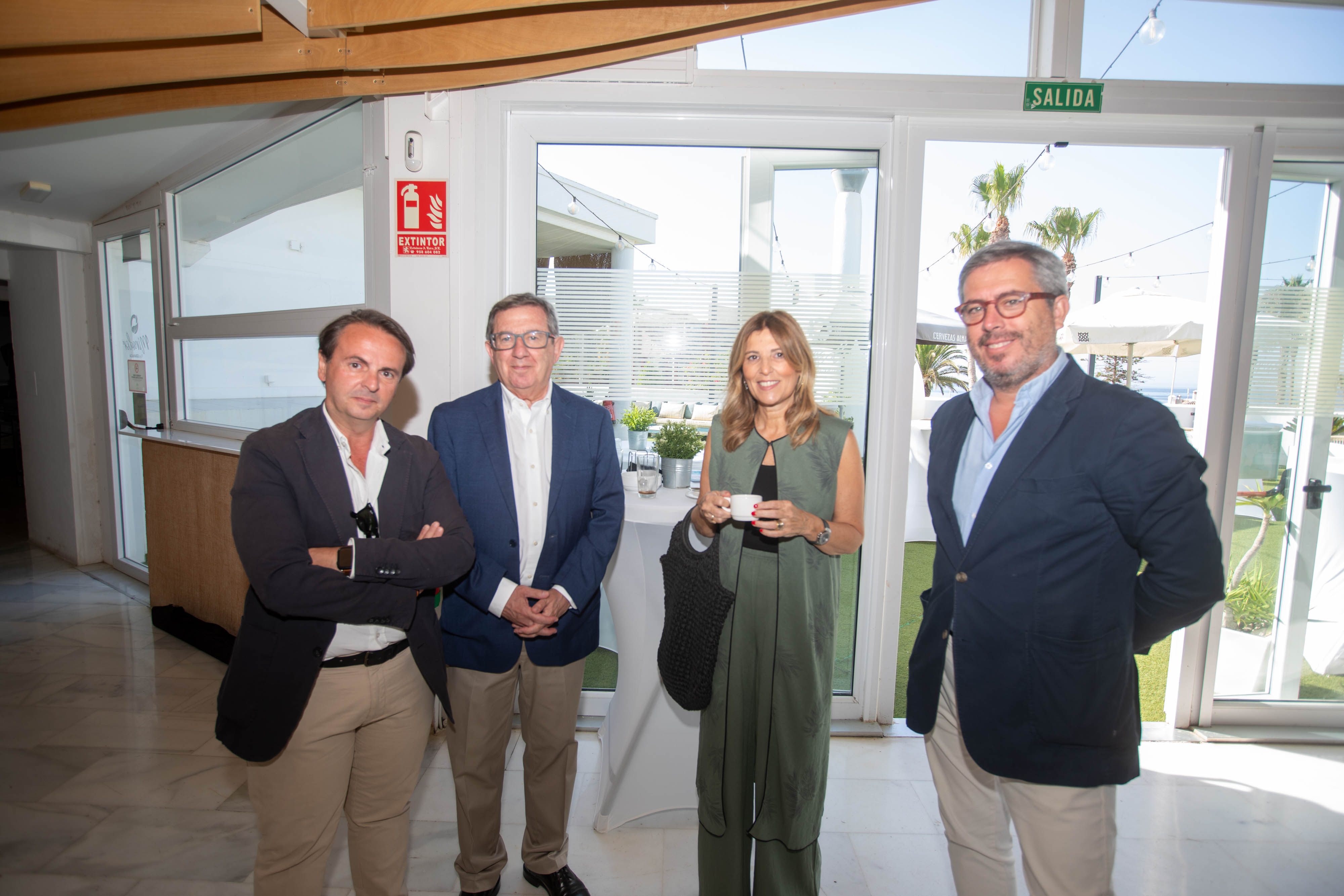 Las imágenes del desayuno informativo con la consejera Carolina España