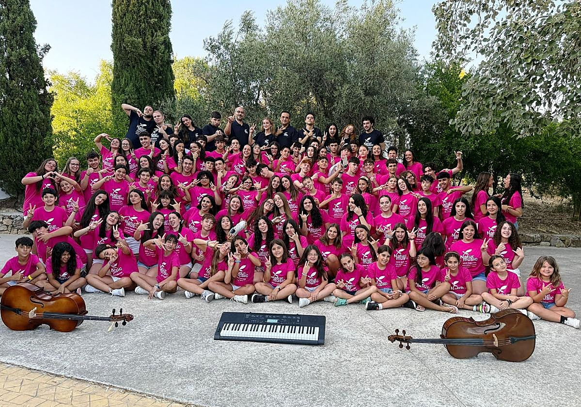 Imagen principal - &#039;Naturmusic&#039; se desborda con 200 participantes en el campamento musical del Condado