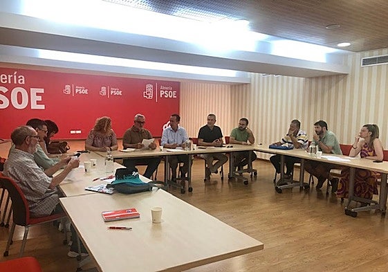 La Mesa del Tren pide al secretario general del PSOE compromisos firmes a sus demandas