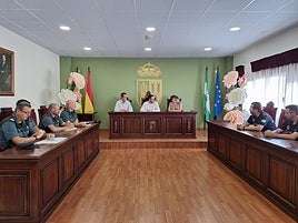 La Junta Local de Seguridad de Tabernas coordina el dispositivo de seguridad de las fiestas patronales