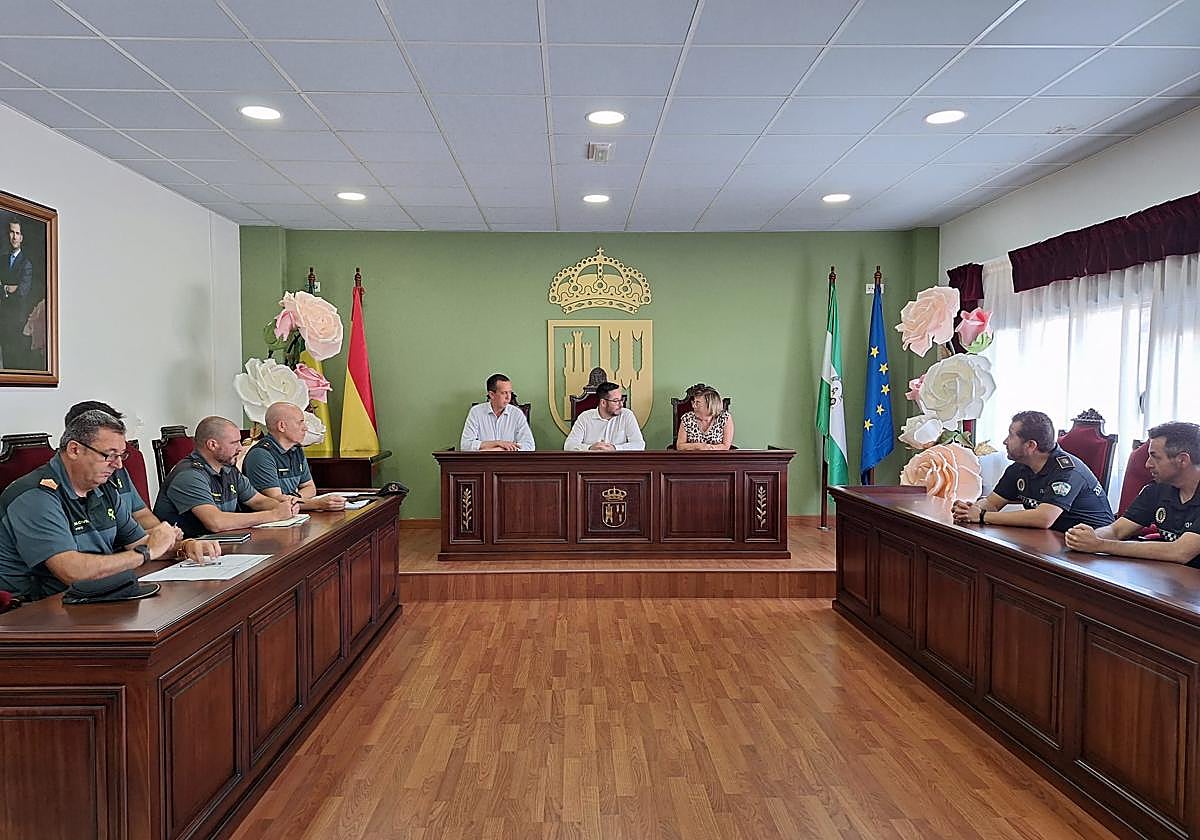 La Junta Local de Seguridad de Tabernas coordina el dispositivo de seguridad de las fiestas patronales