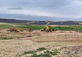 Zona de construcción del Cetedex.