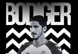 Bienvenida del Ceuta a Yann Bodiger.