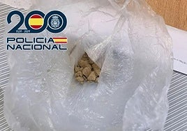 Droga incautada en Granada.