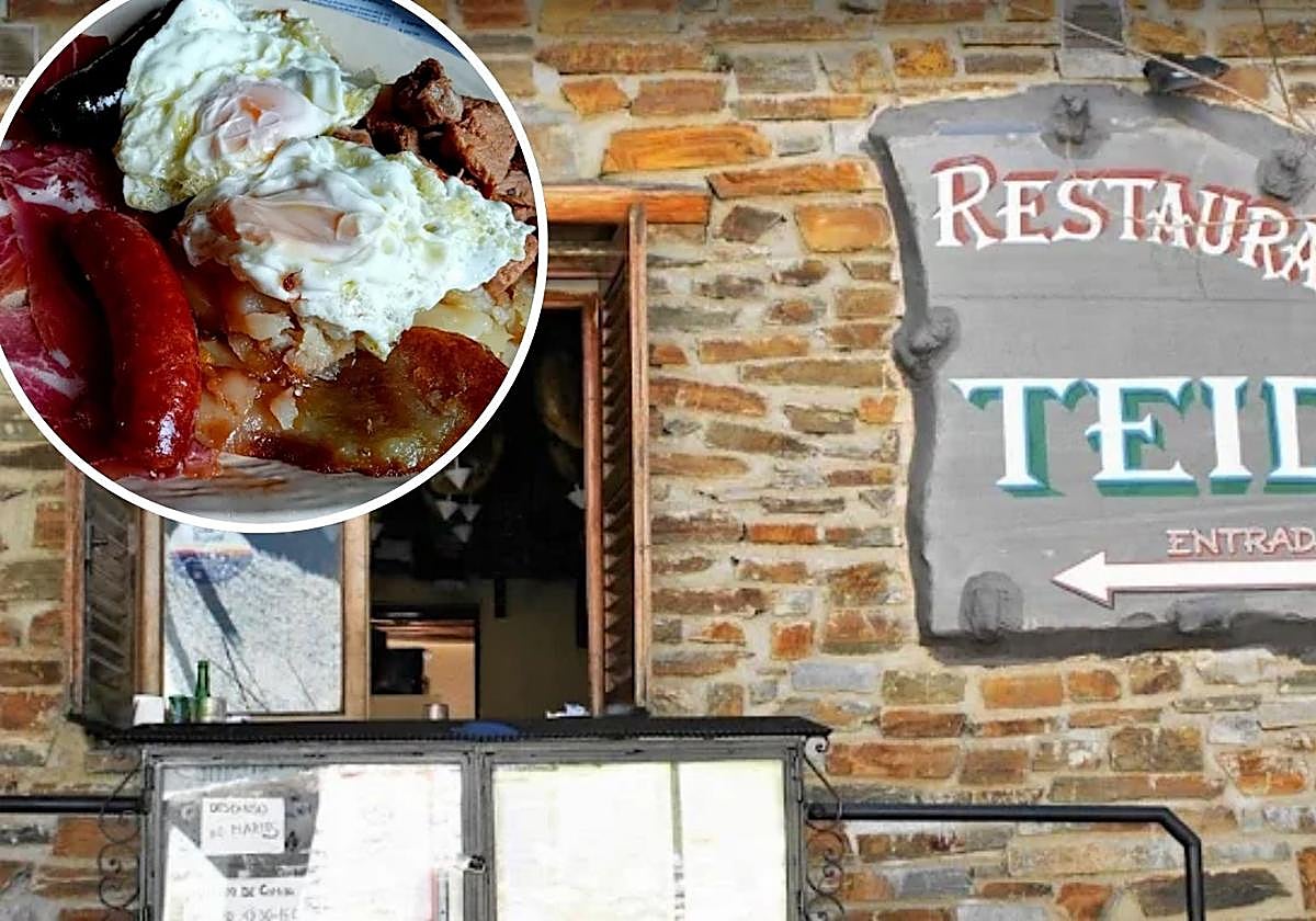 Fachada del Restaurante Teide, ubicado en Bubión.