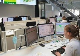 Uno de los centros del 112 Andalucía.