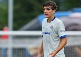 Gonzalo Villar, ya con su nuevo equipo.