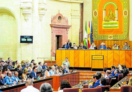 Último pleno celebrado en el Parlamento en el periodo de sesiones que acaba de finalizar.
