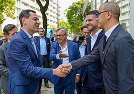 El presidente de la Junta en su visita a Japón.