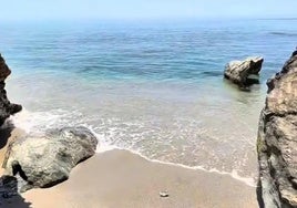 La cala ubicada en Torrenueva Costa.