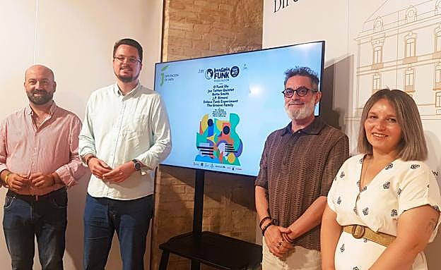 Iván Raúl Cruz, Francisco Javier Lozano, Juanra Canovaca y Noelia Moreno.