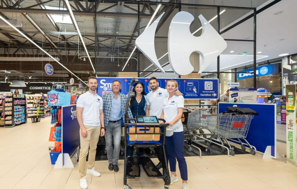 Smart Cart en Carrefour de Rumania