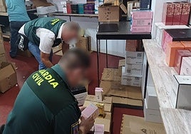 A disposición judicial un individuo por delito contra la propiedad industrial.