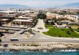 Imagen aérea del Campus de la Universidad de Almería.