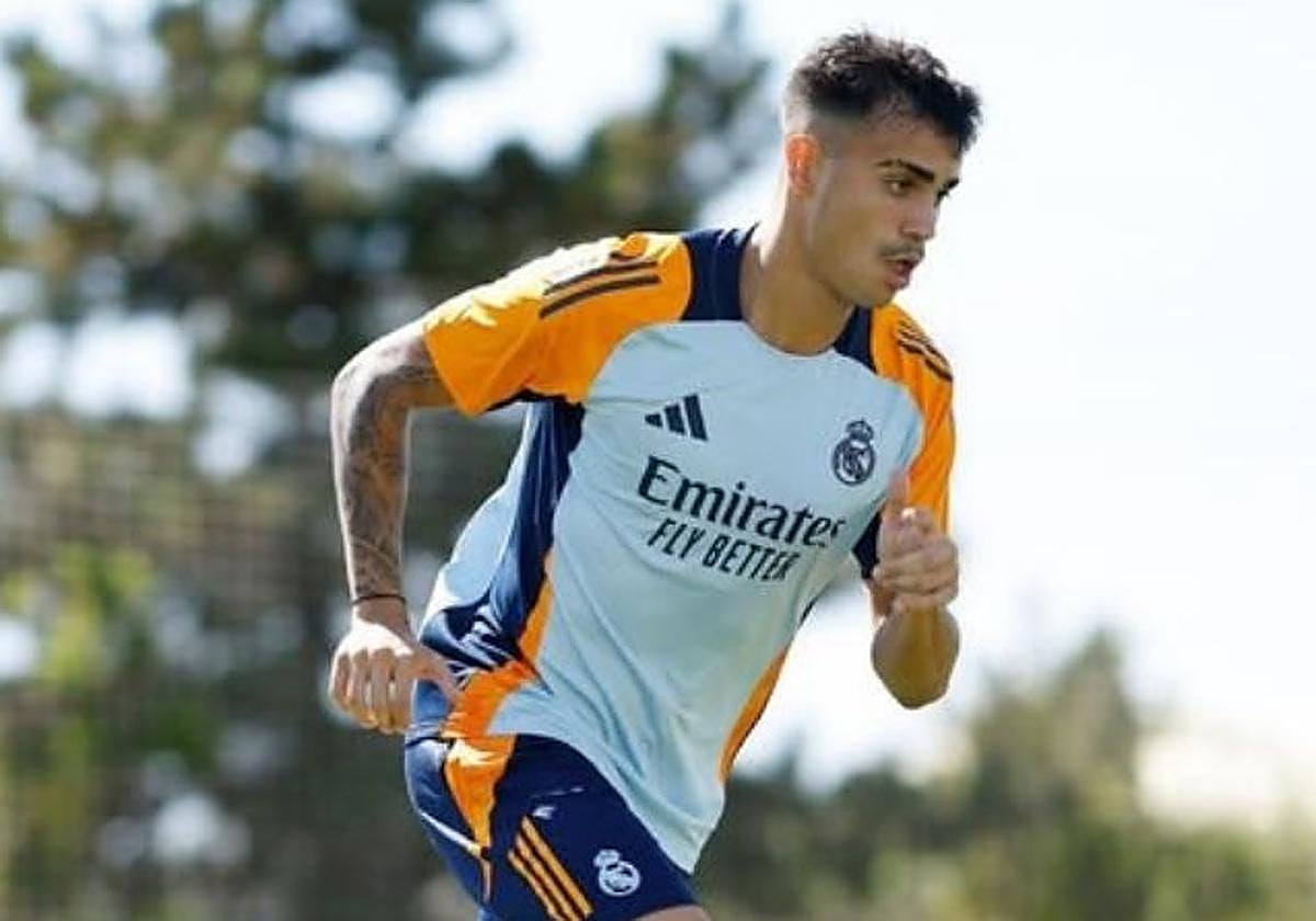 Reinier entrena con el Real Madrid en pretemporada.