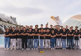 Miembros de Faraday Rocketry UPV.