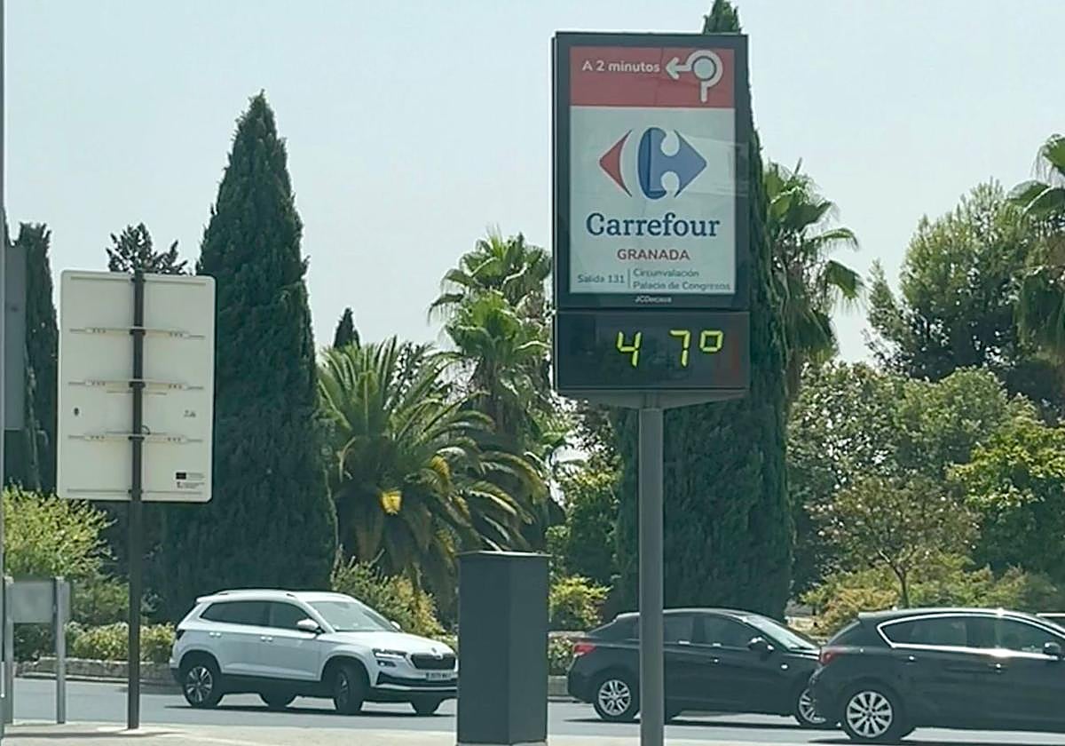 Granada supera los 40ºC este martes.