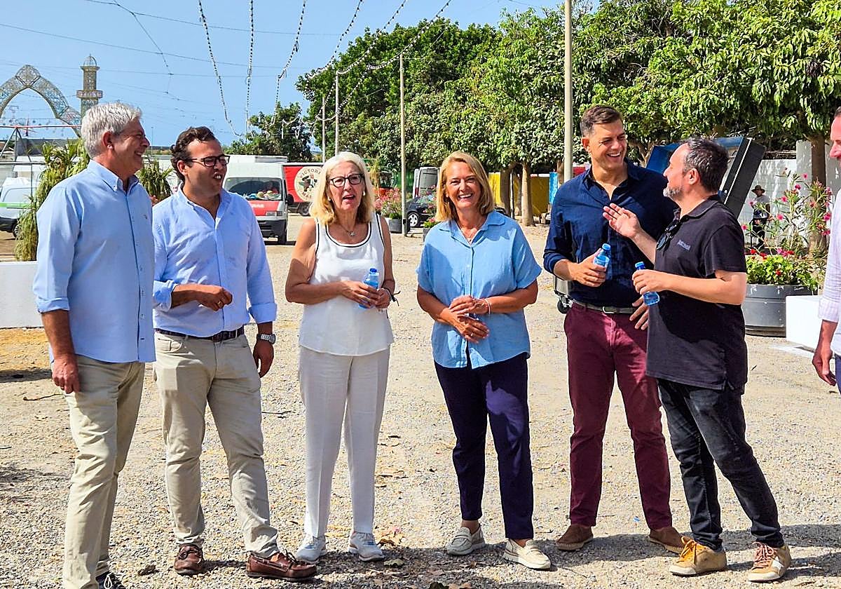 Motril ultima los preparativos en el Recinto Ferial para el comienzo de las fiestas