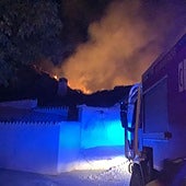 Incendio en Guadix