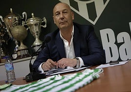 Pedro Fernández, presidente del Baloncesto Sevilla, antiguo Betis.