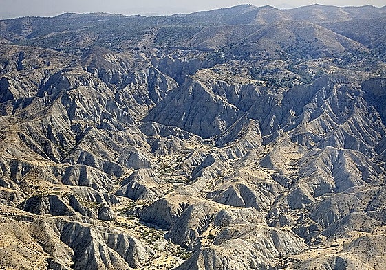 Vista desde uno de los enclaves naturales de Tabernas.