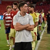 Sergio Ruiz, con rostro serio tras la derrota en el Trofeo Ciudad de Granada.