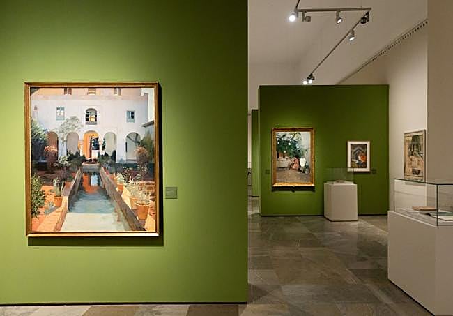 Exposición de Rusiñol en el Palacio de Carlos V.
