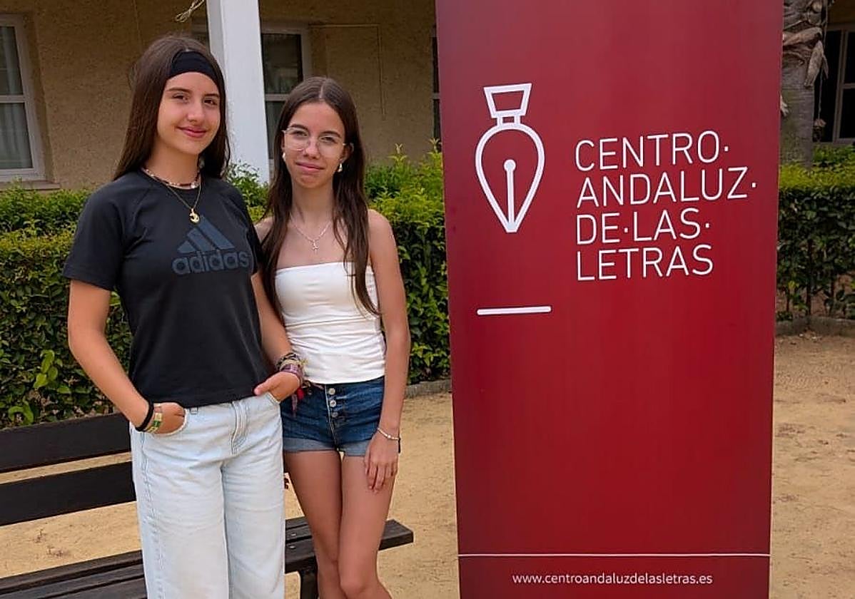 Las jienenses Diana Moreno y Marién Rubio.