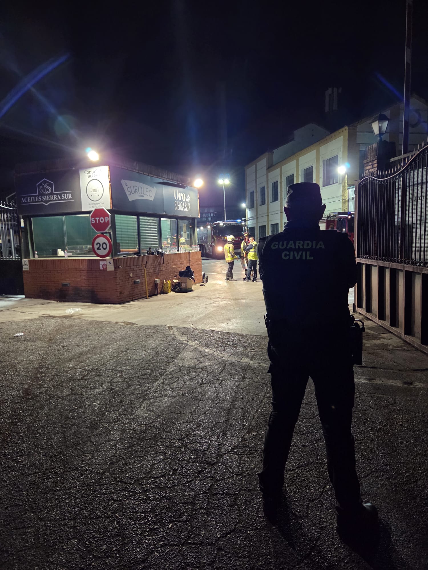 Las imágenes del incendio que se ha cobrado la vida de dos trabajadores en Pinos Puente